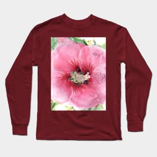 Pink Flower Long Sleeve T-Shirt